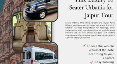 Affordable Force Urbania Tempo Traveller on Rent i