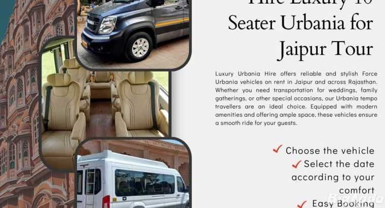 Affordable Force Urbania Tempo Traveller on Rent i