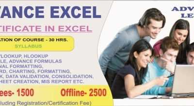 Advance Excel Training Center in Lucknow