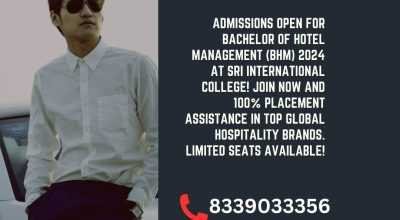 Bachelor of Hotel Management Admission Open 2024