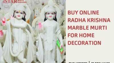 Buy Online Radha Krishna Marble Murti for Home De