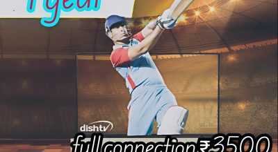 Dishtv d2h 1 YEARS FULL CONNECTION
