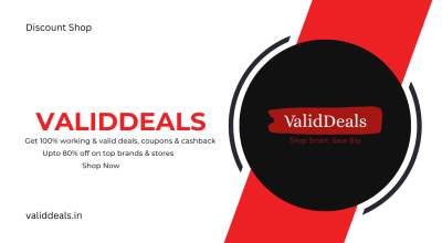 Best Deals & Cashback on ValidDeals.in!