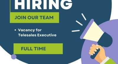 Vacancy for Telesales Executive