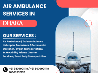 Fast & Reliable Air Ambulance Services in Dhaka