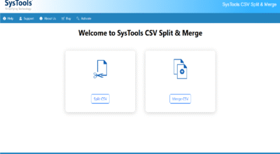 SysTools CSV Splitter Tool – Split large CSV Files