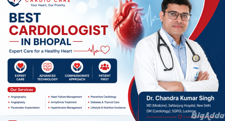 Best cardiologist in Bhopal | Dr. Chandra Kumar