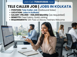 Tele Caller Job, Jobs In Kolkata