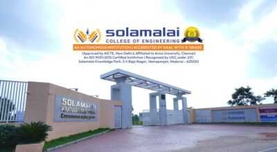 Admissions Open – MBA at Solamalai College 2026