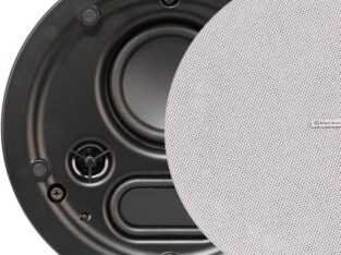 Active Ceiling Speaker with Dual Tweeter and Passi