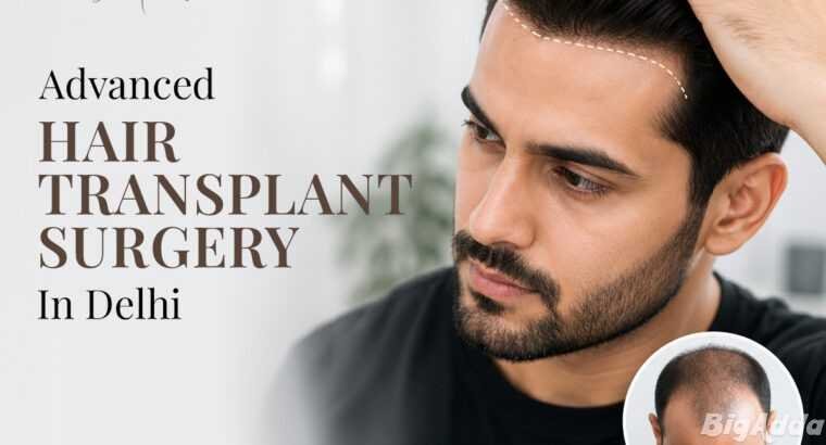 Get Hair Transplant in Delhi at Langersculpt