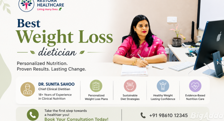 Best Weight Loss dietician Odisha