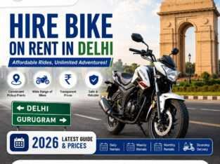 Hire Bike on Rent in Delhi