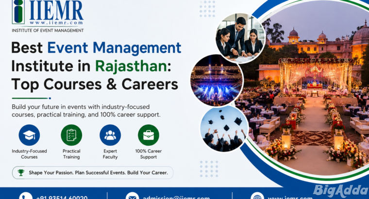 Best Event Management Institute in Rajasthan: Top