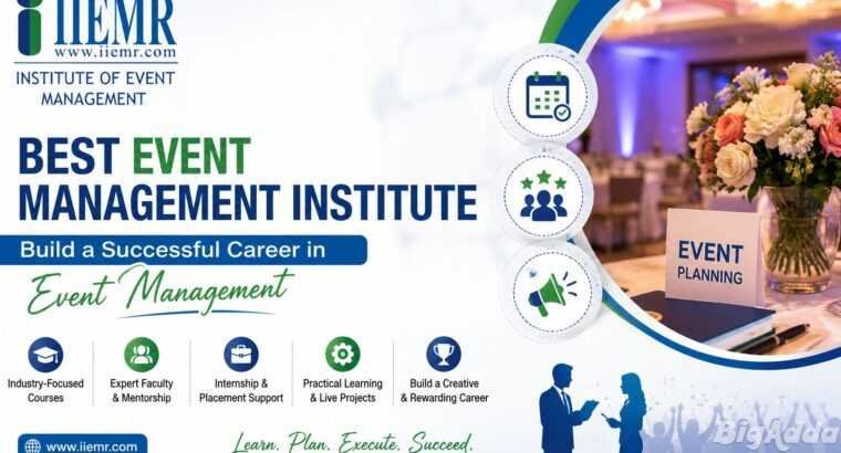 Best Event Management Institute: Build a Successfu