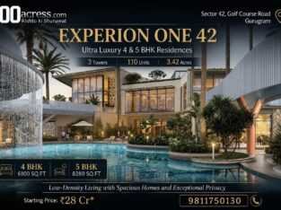 Experion One 42 Gurgaon | Luxury Homes Golf Course