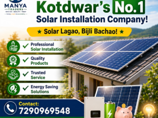 Best Solar Panel Installer in Kotdwar, Uttarakhand