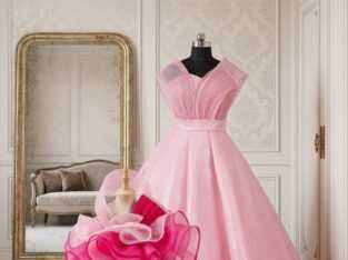 Light Pink & Hot Pink Matching mother daughter dre