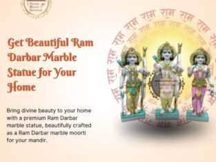 Beautiful Ram Darbar Marble Statue for Your Home