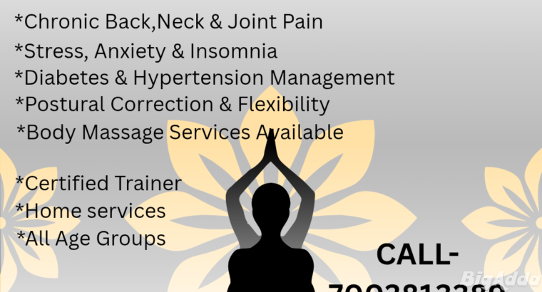 Yoga and body massage