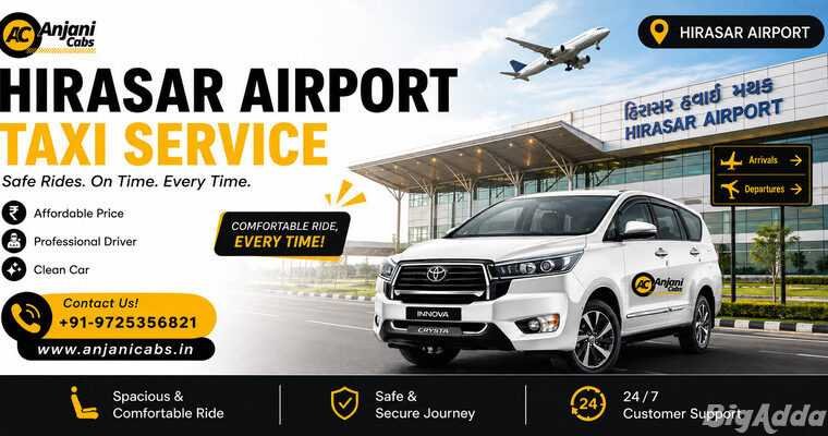 Hirasar Airport Taxi at Best Price