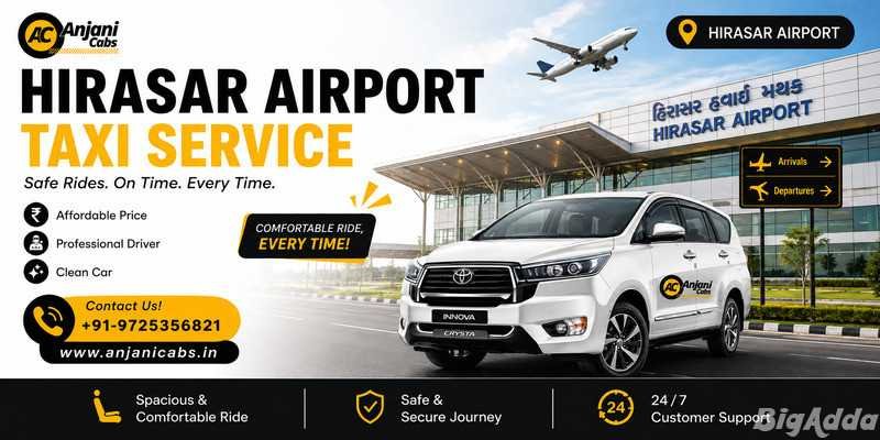 Hirasar Airport Taxi at Best Price