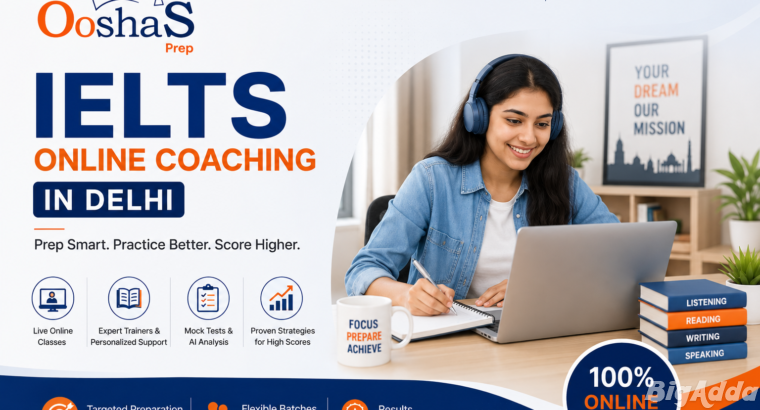 Best Online IELTS Coaching in Delhi | Expert Class