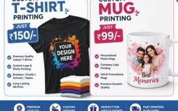 T shirt and Mug Printing Rs. 50/- only | Online Pr