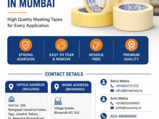Masking Tape Manufacturer in Mumbai