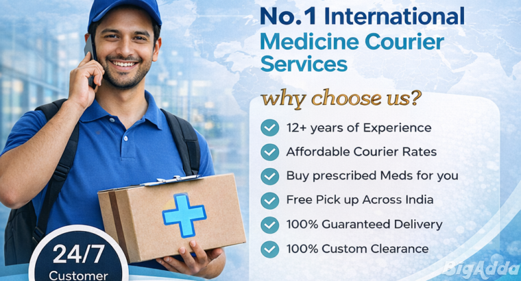 Medicine Courier from India to Australia