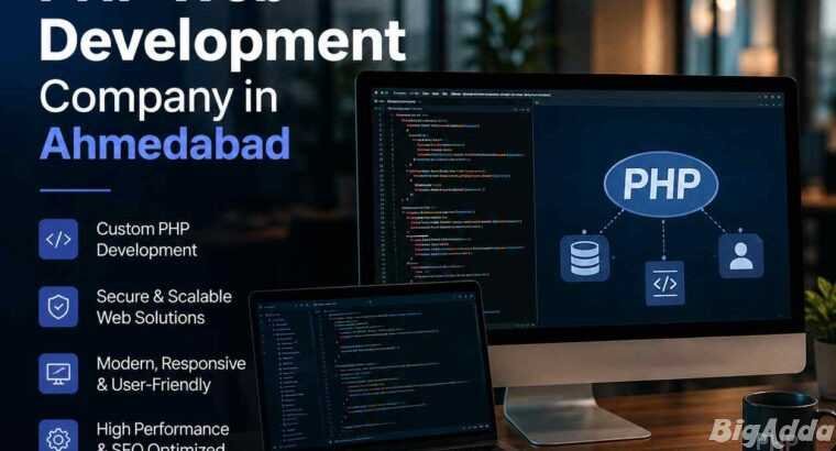 PHP Web Development Company in Ahmedabad