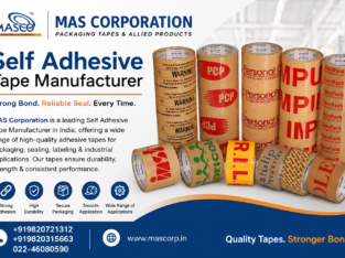 Self Adhesive Tape Manufacturer | MAS Corporation
