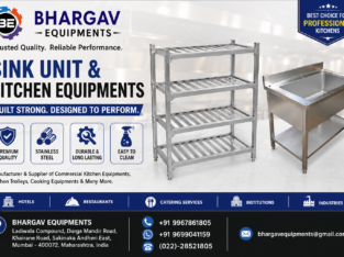Sink Unit and Kitchen Equipments Manufacturer