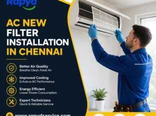 AC New Filter Installation in Chennai – Rapyd AC S