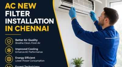 AC New Filter Installation in Chennai – Rapyd AC S