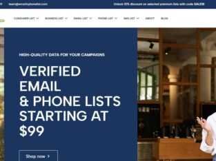 Verified Email and Phone List