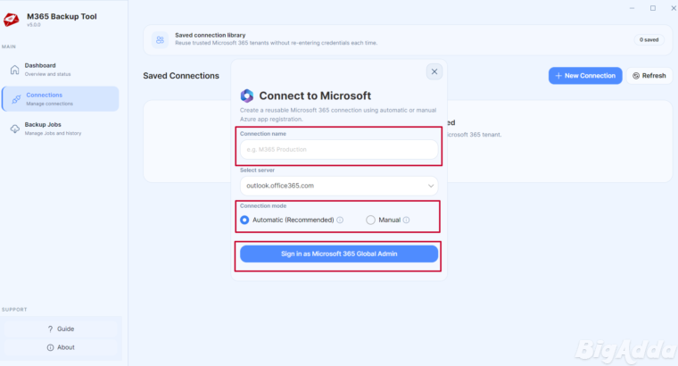 MailsDaddy Office 365 Backup Tool