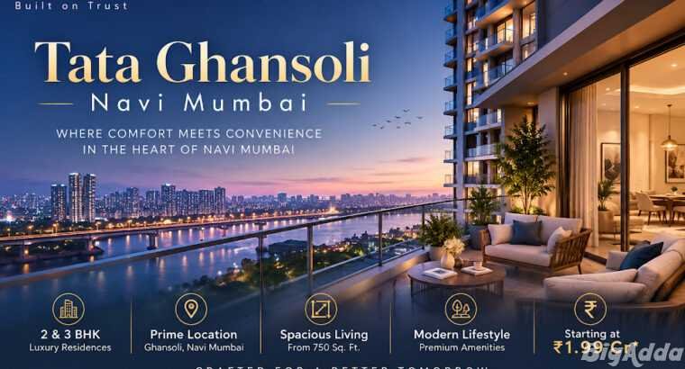 Tata Ghansoli Navi Mumbai – Near Reliance Corporat