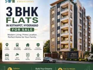 3 BHK Flats in Kothapet Hyderabad for Sale – Premi