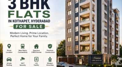 3 BHK Flats in Kothapet Hyderabad for Sale – Premi