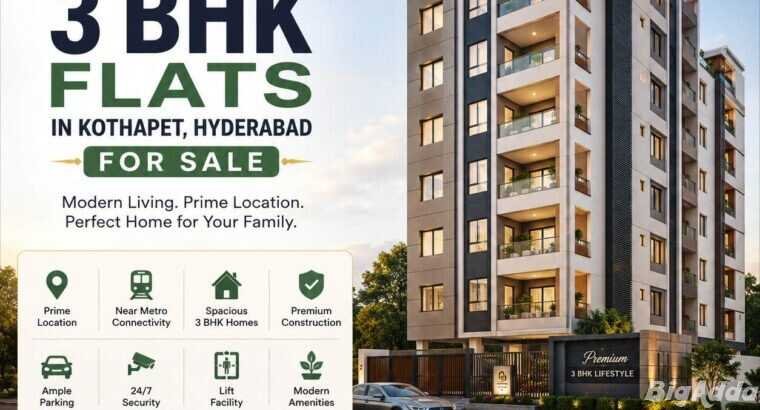 3 BHK Flats in Kothapet Hyderabad for Sale – Premi