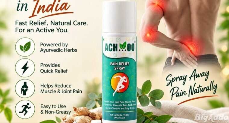 Best Ayurvedic Pain Relief Spray in India | Brawn