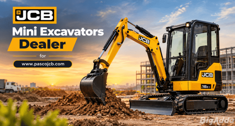 Most Trusted JCB Mini Excavators Dealer in Delhi N