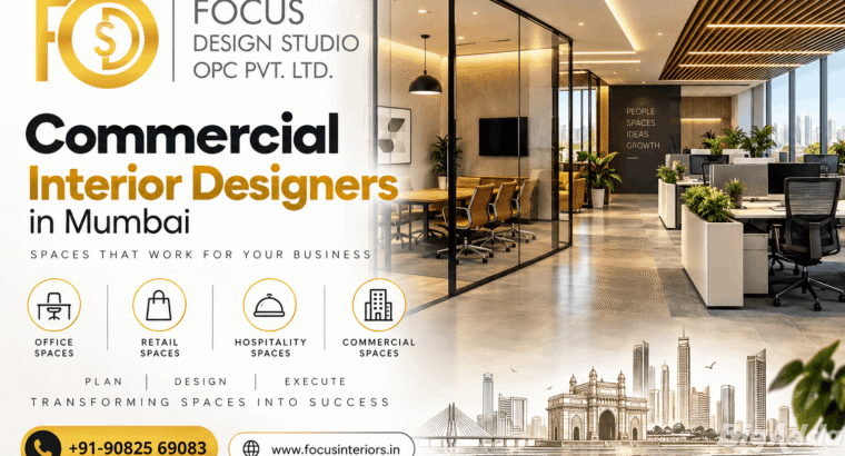 Commercial Interior Designers in Mumbai
