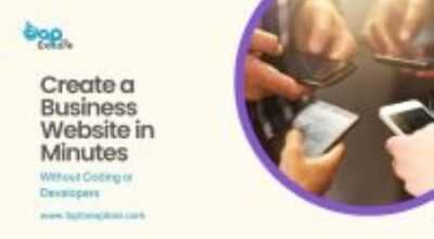 Create a Business Website in Minutes Without Codin