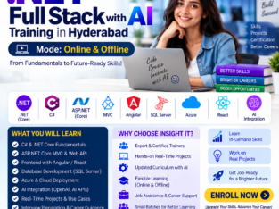 Dot Net Full Stack with AI Training in Hyderabad