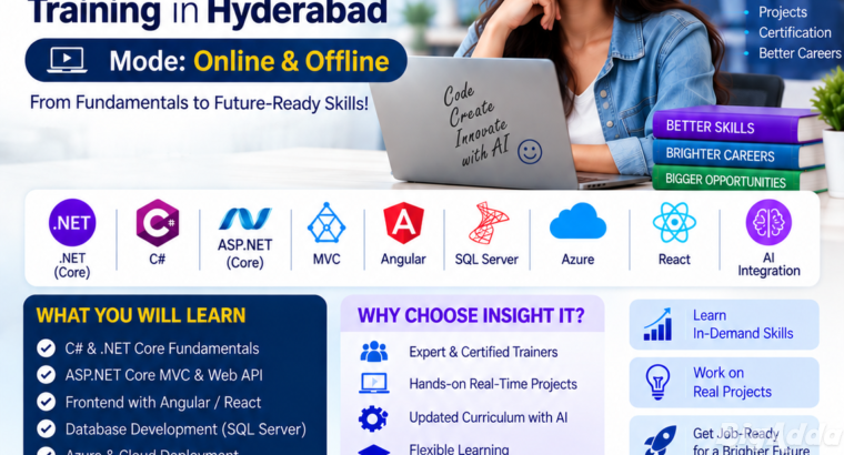 Dot Net Full Stack with AI Training in Hyderabad