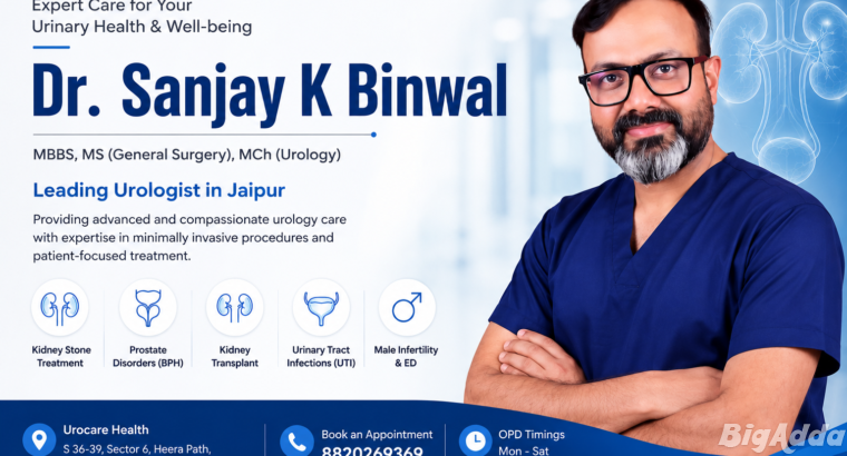 Best Urologist in Jaipur | Dr. Sanjay K Binwal