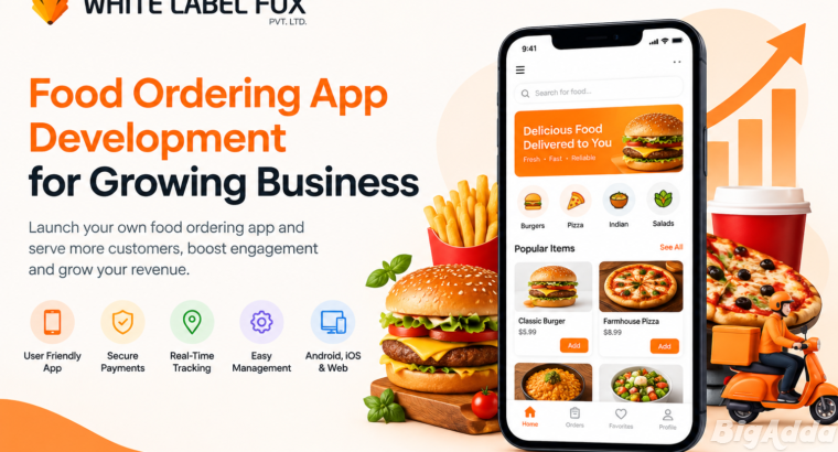 Food Ordering App Development for Growing Business