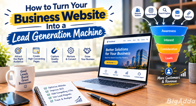 How to Turn Your Business Website Into a Lead Gene